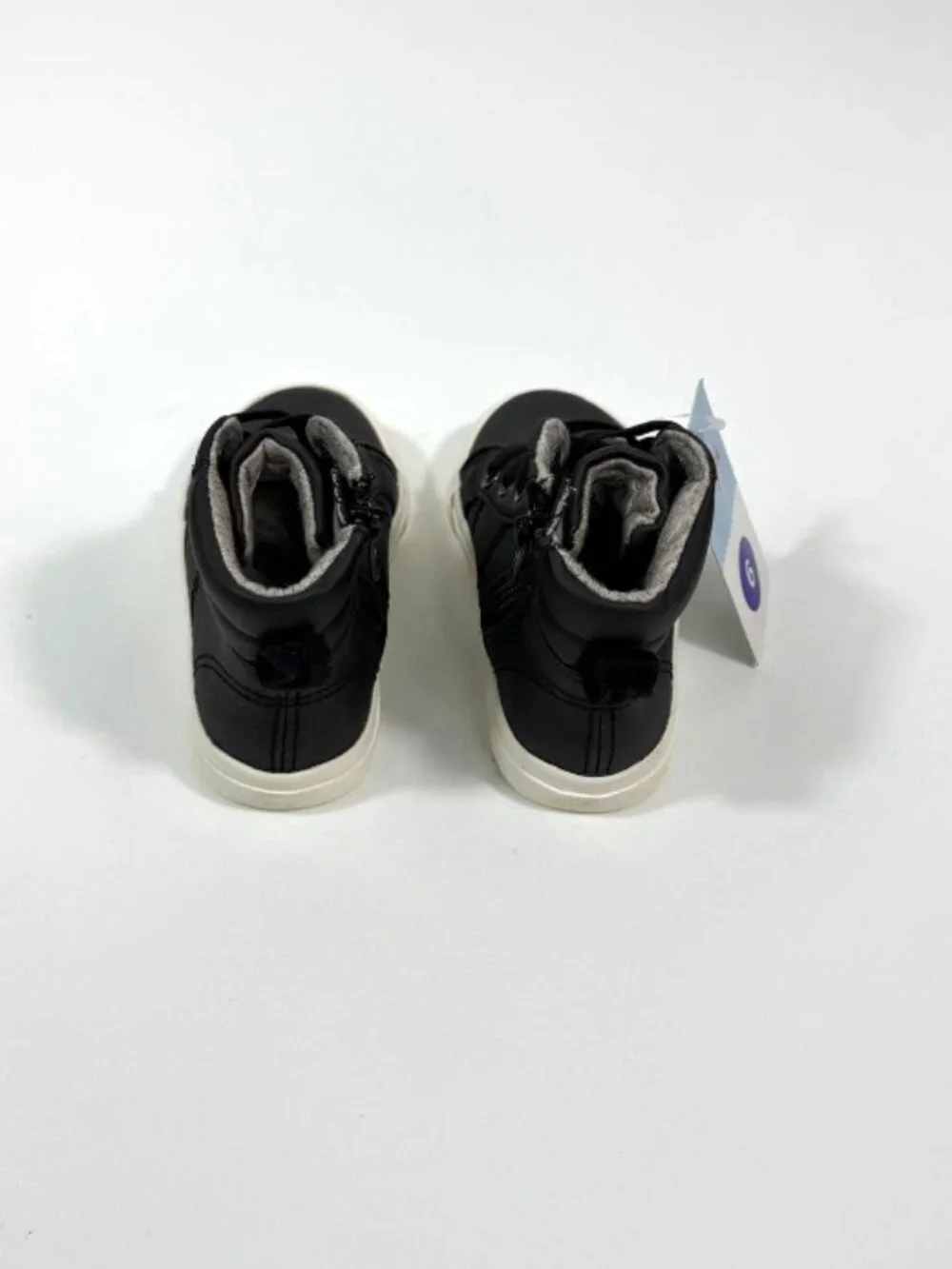 Cat and Jack Black Toddler Boy’s Tie Up Ankle Boots Size 6
